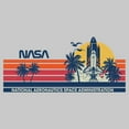 thumbnail image 2 of Men's NASA Tropical Retro Logo Pull Over Hoodie, 2 of 4