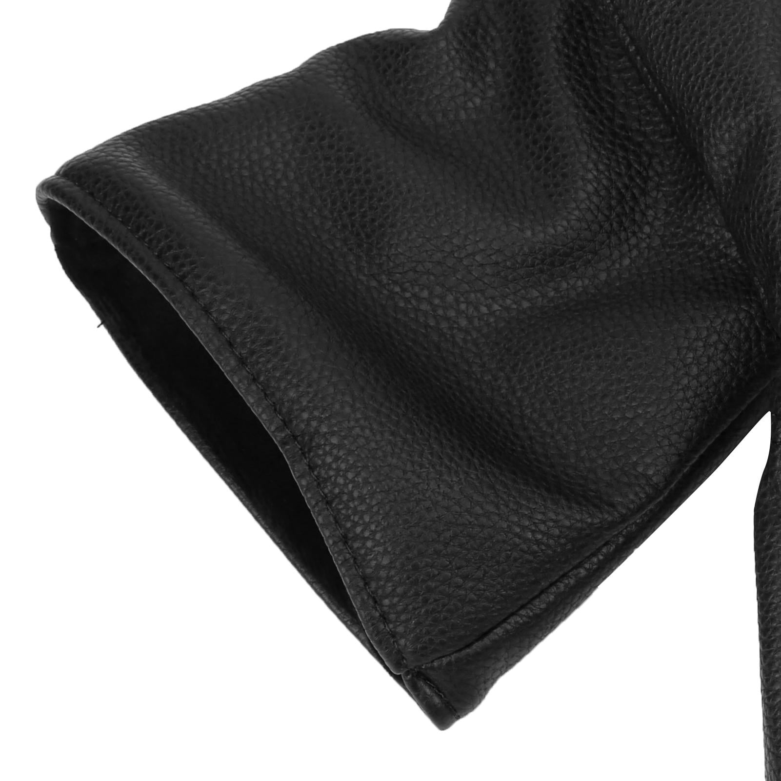 LAZIOEGR Premium PU Waterproof Golf Club Head Cover Set – Soft, Durable, Sun‑Proof, Adjustable Number Plate, 5‑Piece Black Stripe Design