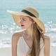 thumbnail image 4 of Sombrero de paja de ala ancha para mujer, plegable, enrollable, para playa, para el sol $Sombrero de paja para el sol para mujer, sombrero de verano de ala ancha, plegable, enrollable, para, 4 of 5