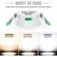 thumbnail image 3 of 12pcs 7w White Led Downlight Recessed Ceiling Lights Slim Spot Light, 3 of 4