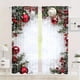 thumbnail image 2 of Inteprter Juego de 2 cortinas blancas de estilo lujoso con diseño de bolas, fáciles de estampar y resistentes, ideales para la decoración Sombras de ventana 70 x 100 cm, 2 of 6