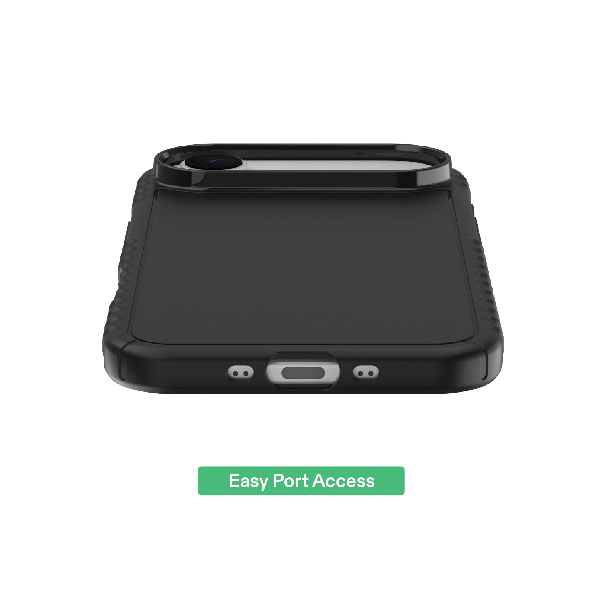 onn Protective Gel Phone Case for iPhone Air - Black