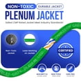 thumbnail image 2 of 1000ft Cat6 Plenum Ethernet Cable – CMP Rated, 23AWG UTP, 550MHz, 10Gbps | High‑Speed Bulk Network Cable | Easy Pull Box, Green, 2 of 5