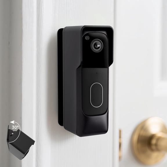 Anti-Theft Adjustable Mount for Blink Video Doorbell 2nd Gen 2025 (Newest Model) - 0-45° Angle, No-Drill Easy Installation Holder