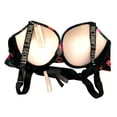 thumbnail image 3 of Victoria’s Secret Very Sexy Shine Strap Push-up Bra Tropical Floral Cup Size 36DD NWT, 3 of 3