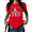 2-Red, variant on UNISHE Women's Funny Frog Sitting on Mushroom Graphic Short Sleeve T-Shirt Cottagecore Aesthetic Coffee Lover Casual Summer Top