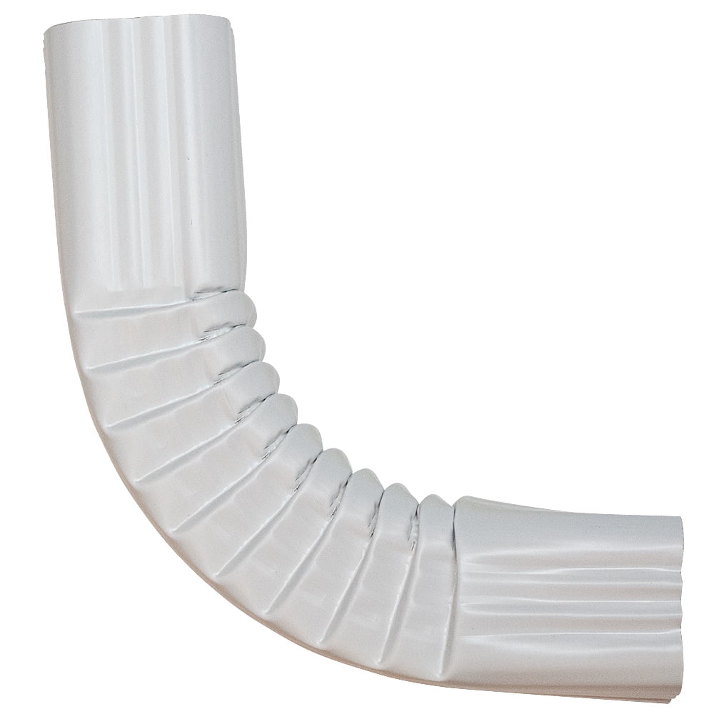 2x3 inch Downspout Gutter Elbow 90 degree, Style A, 2x3, Low Gloss