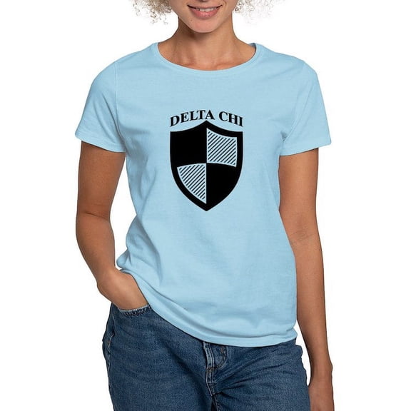CafePress - Delta Chi Black Icon T Shirt - Women's Classic T-Shirt