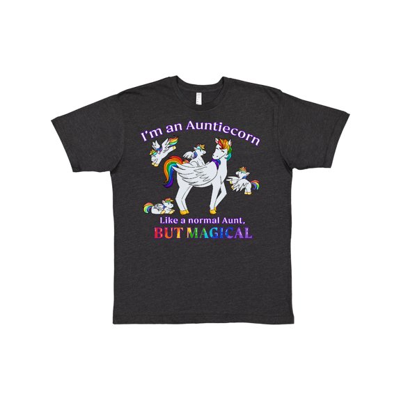 Inktastic I'm an Auntiecorn Like a Normal Aunt but Magical T-Shirt