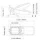thumbnail image 5 of Interruptor Flotador 12V 1100GPH Bomba de achique automática para barcos Interruptor de flotador Int Romacci Interruptor Flotador, 5 of 7