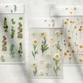 thumbnail image 3 of Inteprter Pegatinas impermeables de flores y hojas para mascotas, pegatinas transparentes para manualidades, flores, hojas y plantas cartulina No.03, 3 of 6