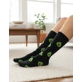 thumbnail image 2 of Calcetines Divertidos Aguacates Negro Color Moda, 2 of 7