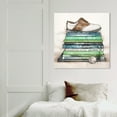 thumbnail image 2 of Wynwood Studio 'Golf Books' Fashion and Glam Wall Art Canvas Print - Green, Brown, 20" x 20", 2 of 2