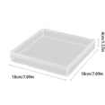 thumbnail image 2 of Clear Acrylic Square Box with Lid, Transparent Plastic Storage Case for Jewelry and Crafts, Small Gift Packaging Container, Dustproof Display Unit for Small Items, 2 of 6