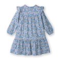 thumbnail image 2 of Vestido Beebay azul con estampado, abotonado al frente y corte en A, talla 6 años, 2 of 6