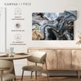 thumbnail image 5 of Elephant Stock Abstract Flow Wall Art - Horizontal Canvas Wall Art - Living Room Wall Decor - Abstract Canvas - Gold And Black Decor - 12" x 8", 5 of 8
