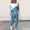 Blue, variant on Women's Two Piece Tracksuit Set Long Sleeve Sweatsuit Jogger Workout Set Loose Two-piece Sets Solid Casual Pants Sweatsuit