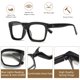 thumbnail image 5 of Gafas de lectura LOUOL HCB para mujer y hombre +3.5 Blue Light Block, 5 of 7