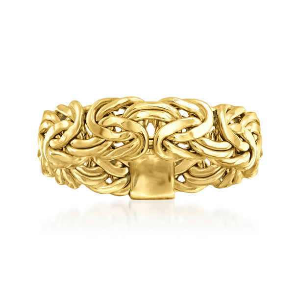 Ross-Simons 14kt Yellow Gold Byzantine Ring