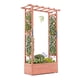 thumbnail image 1 of Yeshouse Jardinera elevada con enrejado, jardinera de madera con techo colgante, enrejado lateral y drenaje, jardinera independiente para plantas trepadoras, hortalizas y flores, 1 of 7