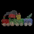 thumbnail image 2 of Northlight 3pc Red and Green Glittering Lighted Christmas Train with Presents Tree Yard Decor 55", 2 of 3