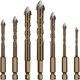 thumbnail image 5 of Brocas de hormigón de albañilería para vidrio, azulejo de cerámica, ladrillo, plástico, madera, albañil, abridor de agujeros de pared de aleación dura, vástago hexagonal de 3mm a 12mm, 5 of 5