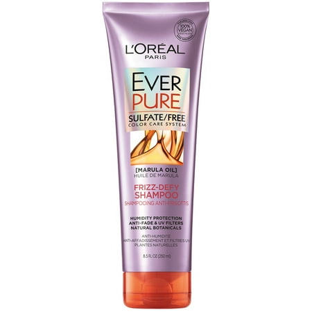 L'Oreal Paris EverPure Sulfate Free Frizz Defy Shampoo, 8.5 fl. (Best Shampoo For Oily Frizzy Hair)