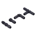 thumbnail image 4 of Drip Irrigation Fitting,32Pcs/Set Drip Irrigation Tees Barbed Connector Irrigation Coupling High Capacity, 4 of 8