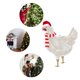 thumbnail image 1 of Colgantes de gallo de Navidad de madera Adornos de pollo Decoración de árboles de Navidad (estilo C) JShteea Libre de BPA, 1 of 8