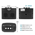 thumbnail image 2 of AROMA AG-05 Bluetooth Electric Guitar Amplifier with 5-Watt Stereo Output, Distortion, Gain, Tone Control, 3.5mm Monitor, 6.35mm Input, and Rechargeable 2200mAh Battery, 2 of 8