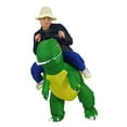 thumbnail image 3 of Inflatable Dinosaur Green Costume_Perfect Gift, 3 of 4