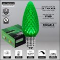 thumbnail image 3 of OptiCore C9 LED Green Christmas Lights, String Lights with Shatterproof Christmas Bulbs, 50 Lights, 50', 3 of 7