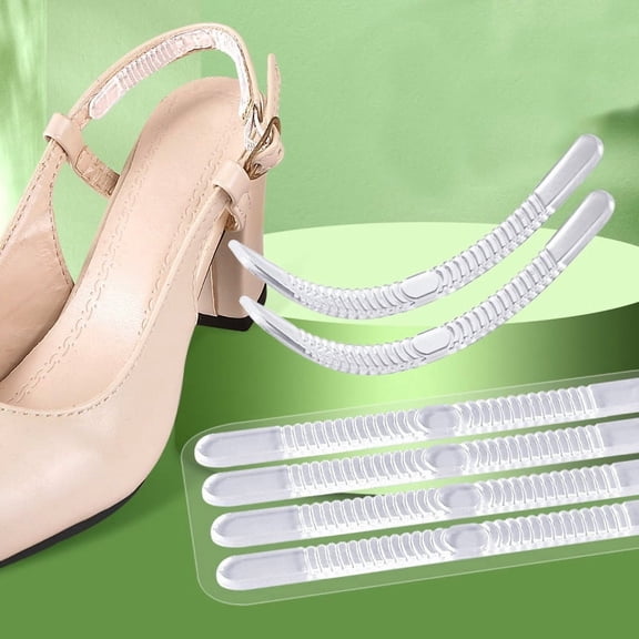 GEL Clear Heel Anti‑Rub Sticker Soft Protector Tape for Sandal Shoe Strap, Self-Adhesive