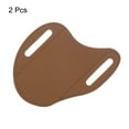 thumbnail image 3 of Uxcell 2pcs Leather Pocket Knife Sheath 4.3"x 5" PU Leather for Camping Hiking Climbing, Brown, 3 of 5
