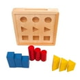 thumbnail image 3 of Bloques De Escalera De Pilares Geométricos De , Juguete Clasificador De Formas Montessori, Herramientas De Aprendizaje Y Educación Sunnimix Juguete de clasificación de formas de madera, 3 of 6