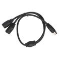 thumbnail image 2 of 6 Pin DIN Male to 2 Female Sockets Splitter Cable Multifunctional 6 Pin DIN Extension Cable 1.6ft, 2 of 2