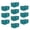 10 Pack, variant on Wisykoke 1/2/5/10PCS Collapsible Milk Crate 52L Plastic Storage Crate Stackable, Collapsible Crates for Storage, Space Saving for Home & Camping, Holds 130 lbs, Green
