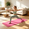 thumbnail image 4 of WeeWhimsy Extra Wide Yoga Mat 68" x 24",6mm Non Slip Exercise Mat with Carrying Strap,Large Workout Mat for Yoga, Pilates, Stretching, HIIT & Home Gym, 4 of 7