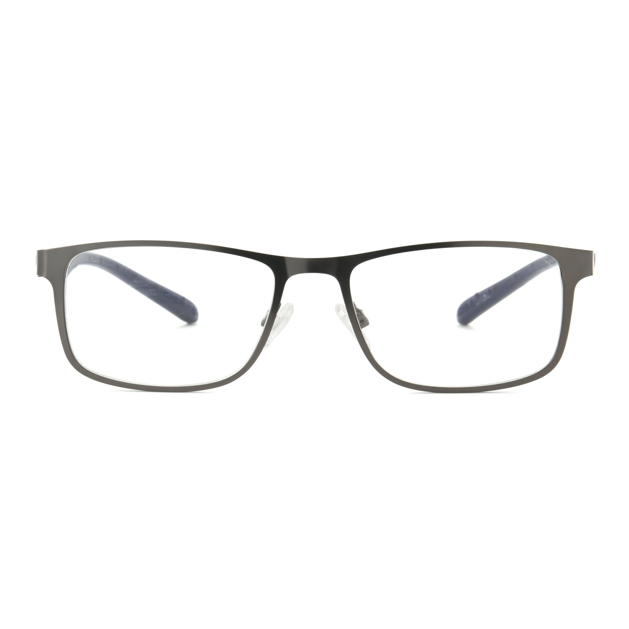 Ironman Rectangle Black Reading Glasses 2.50