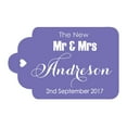 thumbnail image 1 of 100 PCS Mr & Mrs Custom Made Hang Tags Personalized Wedding Favor Gift Paper Tags, 1 of 1