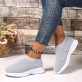 thumbnail image 4 of Women's Walking Sock Orthopedic Shoes Elastic Knit Lightweight Slip on Breathable Yoga Sneakers, 4 of 5