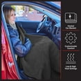 thumbnail image 5 of Stalwart Heated Blanket - 12V Car Blanket for Travel or Tailgating, Gray, 5 of 11