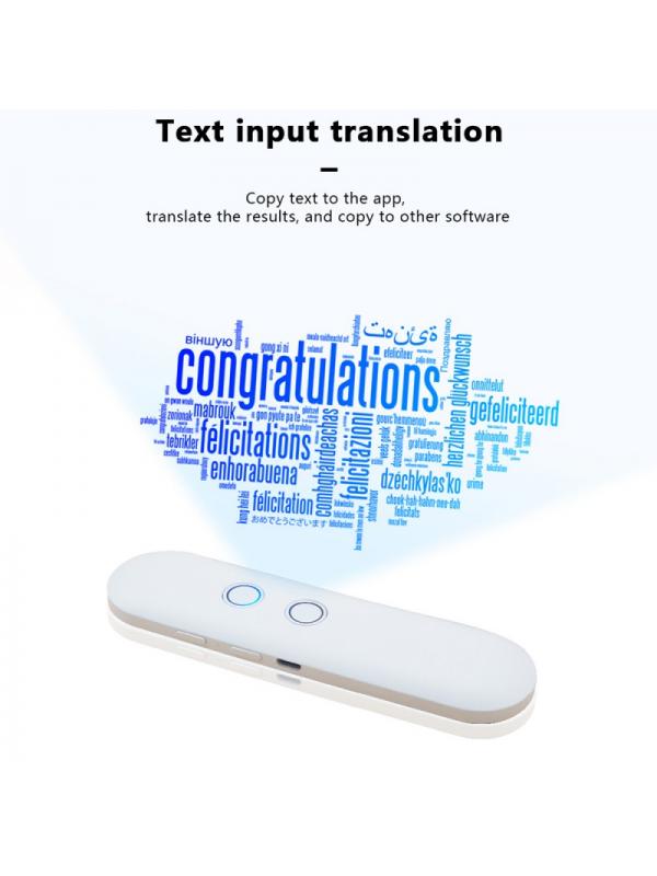 Bluetooth 5.0 Smart Translator Portable Intelligent Translator with 42 Language Instant Voice Pocket Device for Learning Travelling Business - image 5 of 11