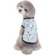 thumbnail image 1 of Ropa para perros, camiseta de verano para cachorros, chaleco bonito para perros pequeños, ropa con estampado de oso y gato, camiseta suave para perros, ropa para perros, azul JAMW Sencillez, 1 of 5