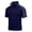 Blue #045, variant on Men's Shirt Short Sleeve Combat Solid Color Shirt 1/4 Zip with Pockets Military Army Paintball Airsoft Breathable, 4XL
