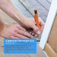 thumbnail image 4 of Compatible avec 2 Pcs Crayons de Charpentier Solides avec Taille-Crayon pour Menuiserie, 4 of 5