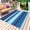 Blue, variant on Mexican Style Outdoor Rug for Patio/Deck/Porch, Non-Slip Large Area Rug 6 x 9 Ft, Colorful Mexico Stripes Ombre Blue Indoor Outdoor Rugs Washable Area Rugs, Reversible Camping Rug Carpet Runner