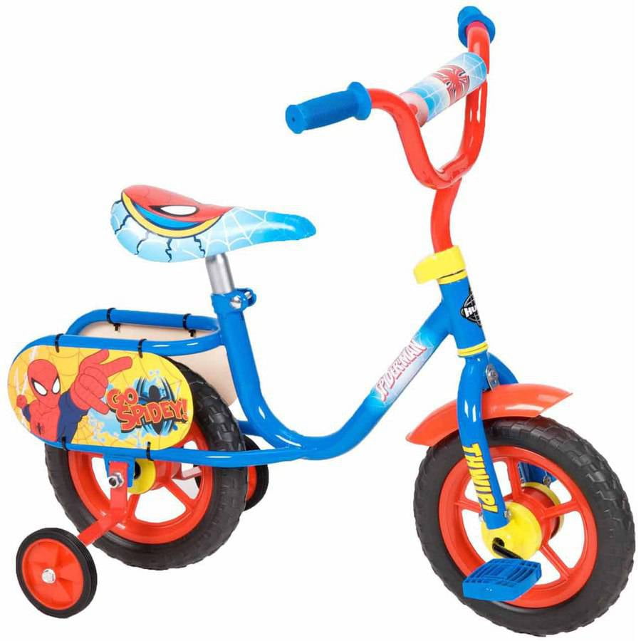 spiderman 10 inch bike