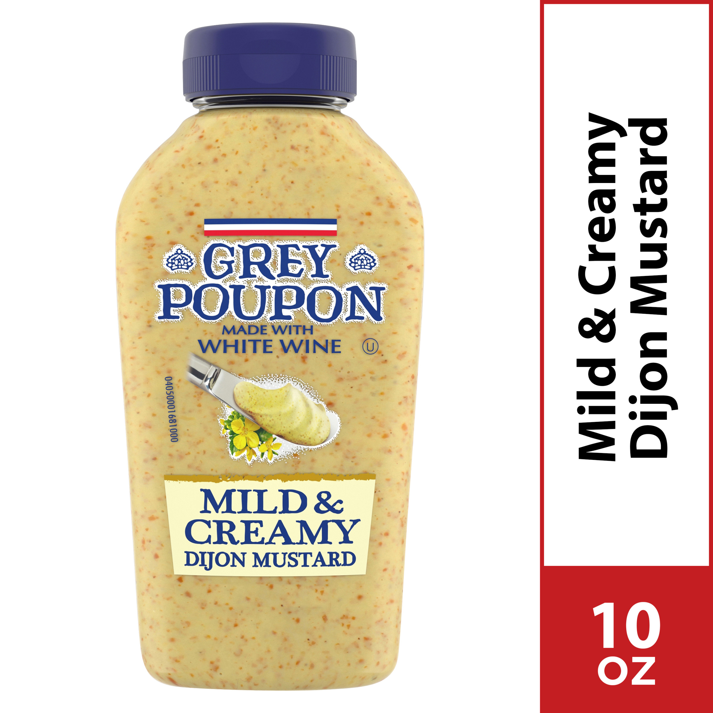 Grey Poupon Dijon Mild & Creamy Mustard 10 oz Squeeze Bottle Walmart