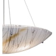 thumbnail image 4 of Meyda 151639 30 in. Metro Fusion Ramoscelli Inverted Pendant, White Irid, Clear & Black White, 4 of 7